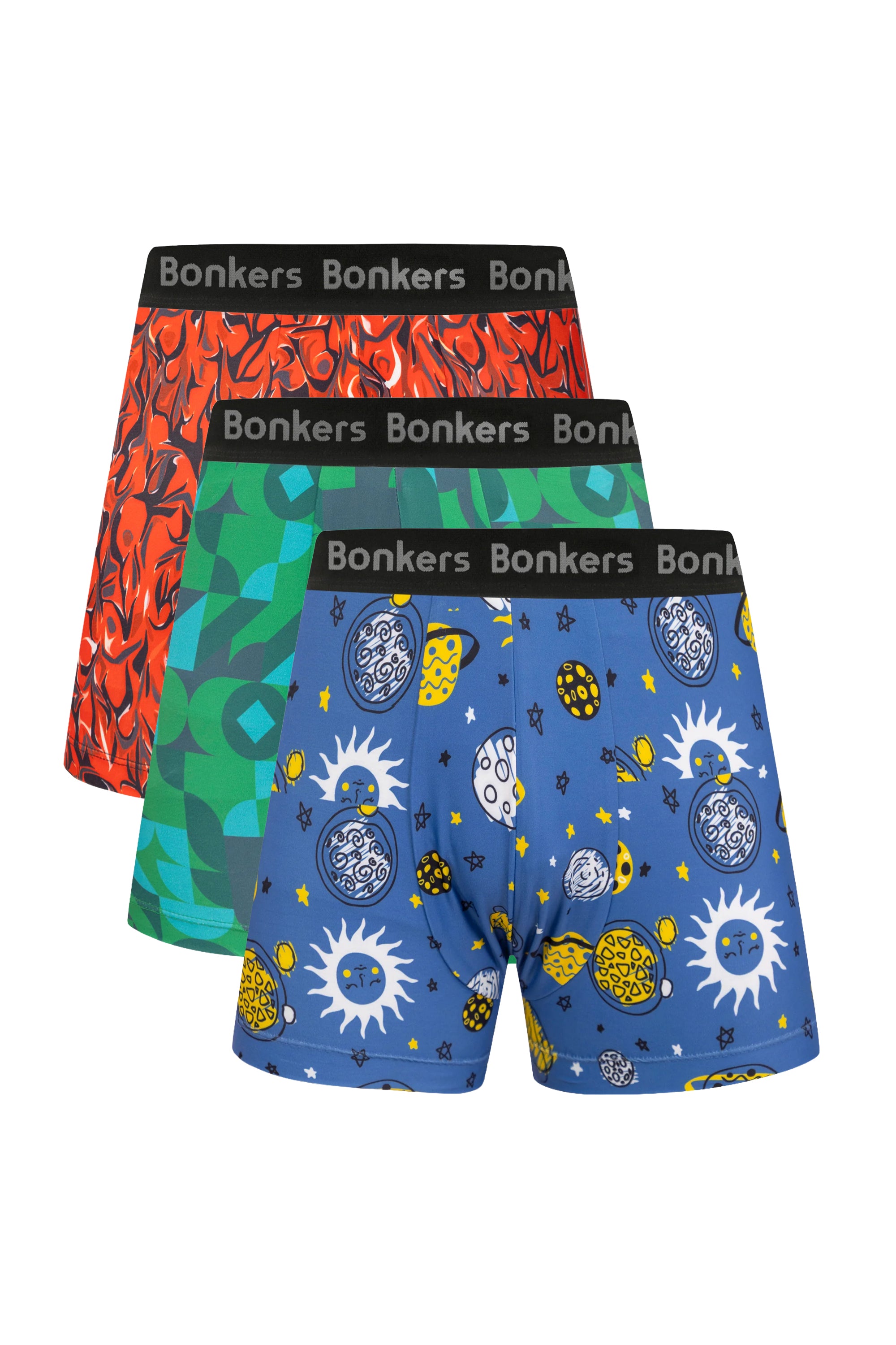 Men's Printed Pack of 3