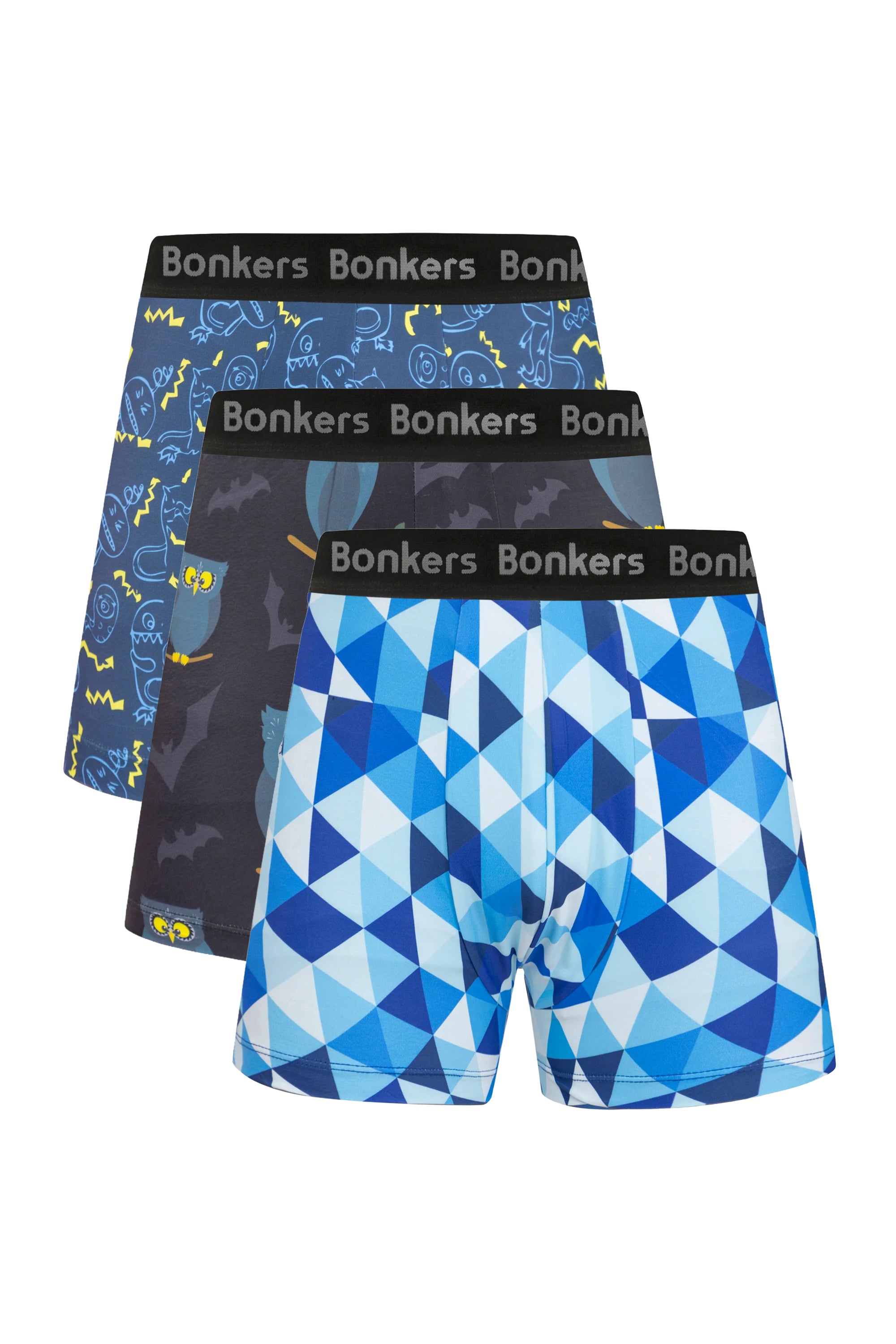 Men's Printed Pack of 3